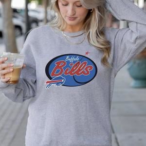 Buffalo Bill Sweater, Sport Logo Design Shirt, Unisex Sweatshirt
